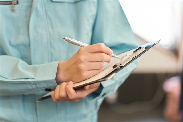 見積もり作業中